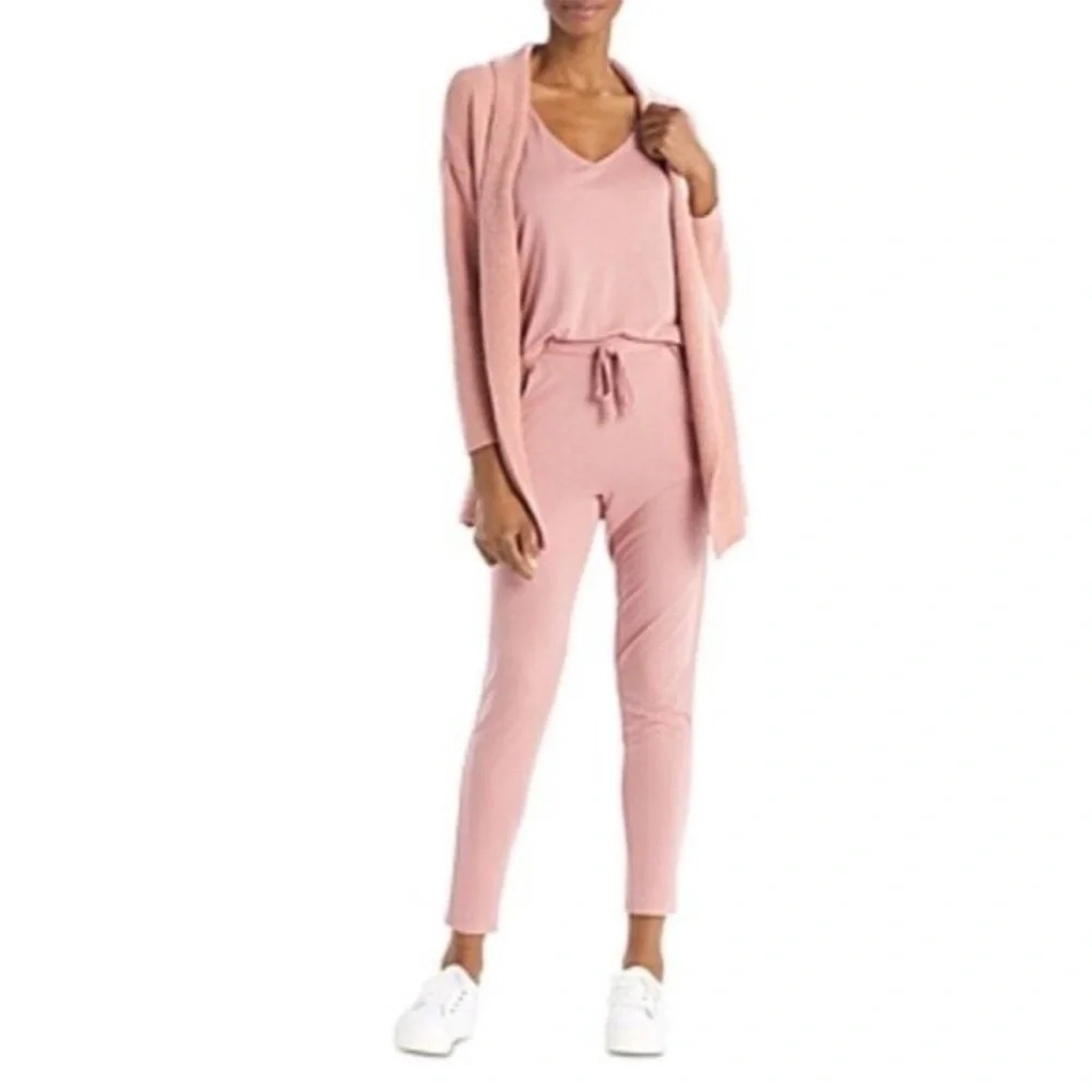Natori Loungewear Soft Cozy Cardigan Dusty Pink Size X